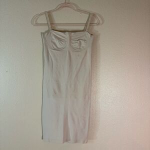 1999 Victoria's Secret Cream shapewear dress L